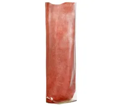Polypropylene Bag with Red Kraft Paper Back